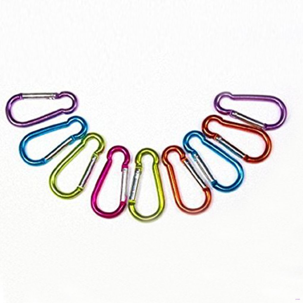 12 móc khóa bằng hợp kim nhôm cho hoạt động ngoài trời