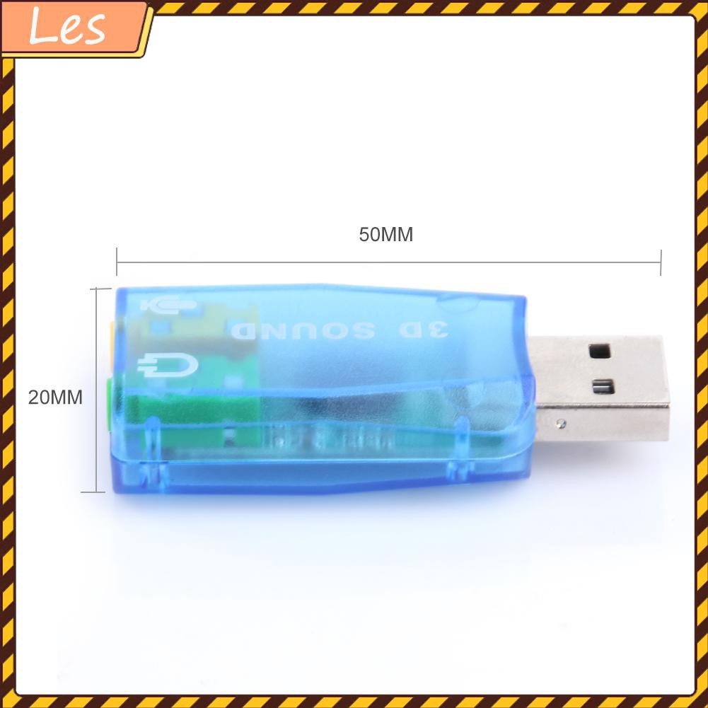 Card Âm Thanh Usb 3d Cho Máy Tính