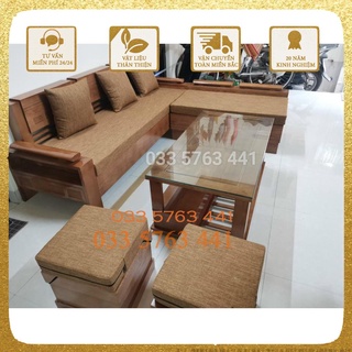 Ảnh thật sofa góc trứng gỗ sồi nga sofa goox - sofa phòng khách - sofascore - ghế sofa đơn - ghế sofa giường -bàn trà