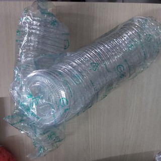 Combo 100 nắp bằng ly giấy 90mm nắp bằng dung cho ly miệng 90mm