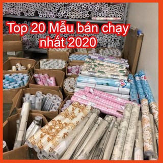 DECAL 10m Giấy dán tường khổ rộng 45cm ( có sẵn keo ) - MẶT NHÁM MÀU THUẦN NHIỀU MẪU