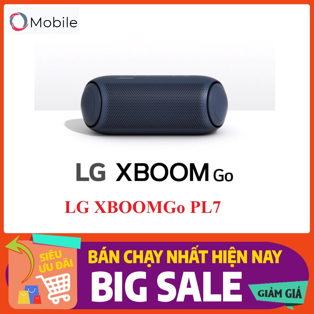 Loa Bluetooth Di Động LG Xboomgo PL7 - Hàng Chính Hãng - Màu Xanh Đen