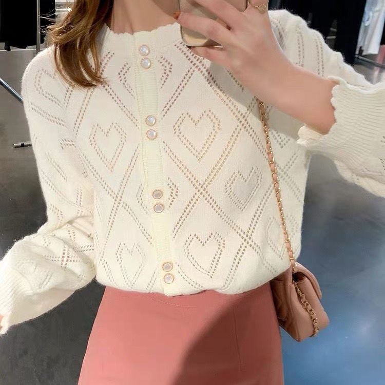 NRVP Áo KhoáC Cardigan Tay DàI Phong CáCh HàN QuốC