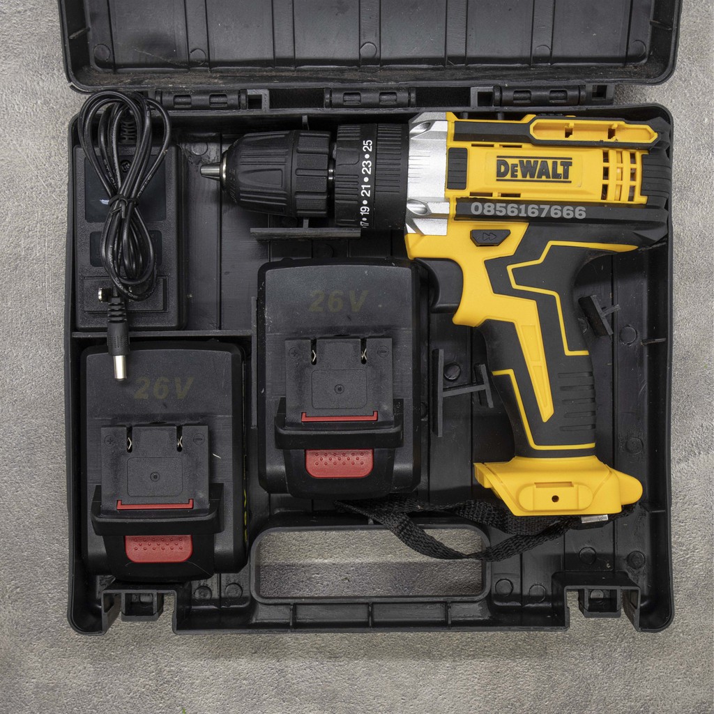 Máy khoan pin Dewalt 36v Có búa - 100% lõi đồng - 3 chức năng - Tặng mũi khoan