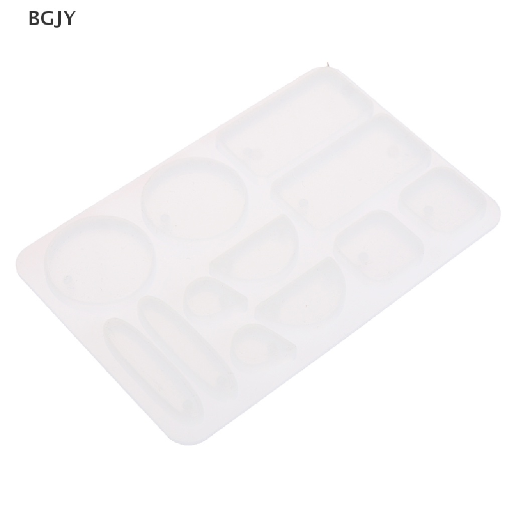 BGJY Silicone Earring Pendant Resin Mold Casting Mould Tool DIY Epoxy Making NEW