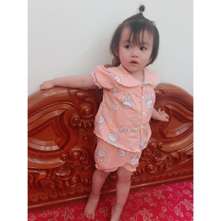 {SIZE ĐẠI TỪ 18-28KG} Bộ Pijama bé gái cánh sen chất xuất dư cực xinh cho bé gái - 6 màu lựa chọn