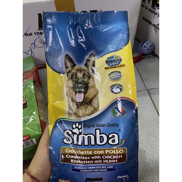 Thức ăn cho chó lớn Simba - Hạt cho chó gói 800gr