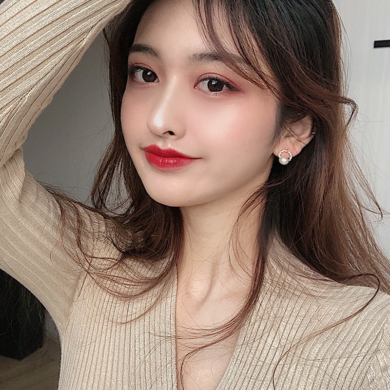 Đôi Bông Tai Ngọc Trai Thời Trang Cho Nữ