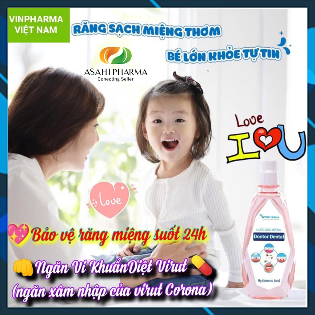 [CHÍNH HÃNG] Nước Súc Miệng Doctor Dental Diệt Khuẩn, Làm Trắng Răng, Hết Hôi Miệng...