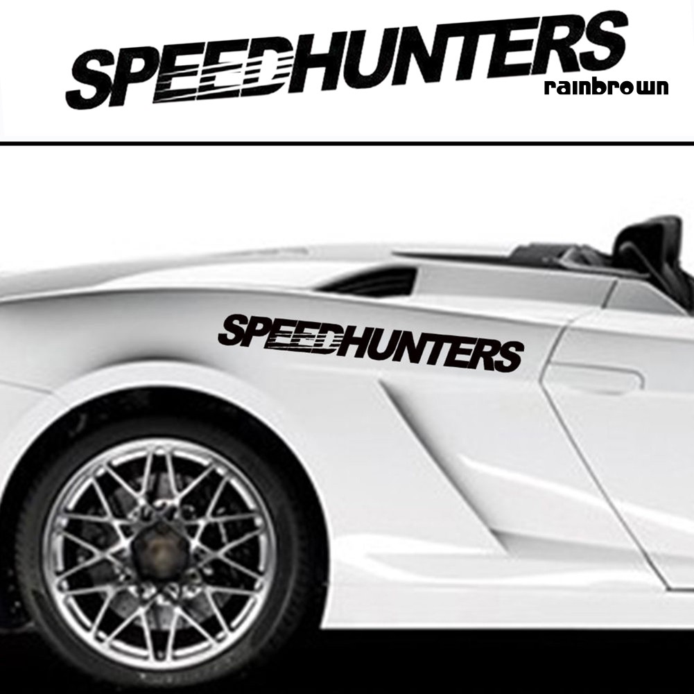 Miếng dán kính chắn gió xe hơi in chữ Speedhunters