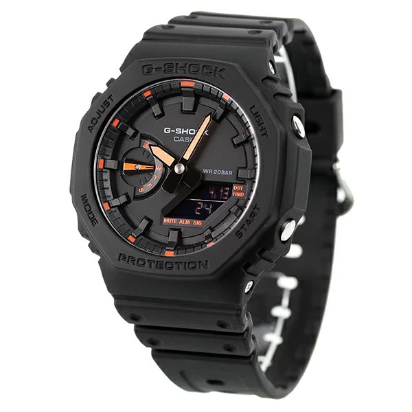 Đồng hồ nam dây nhựa Casio G-Shock chính hãng GA-2100-1A4DR (45mm) - bảo hành 5 năm