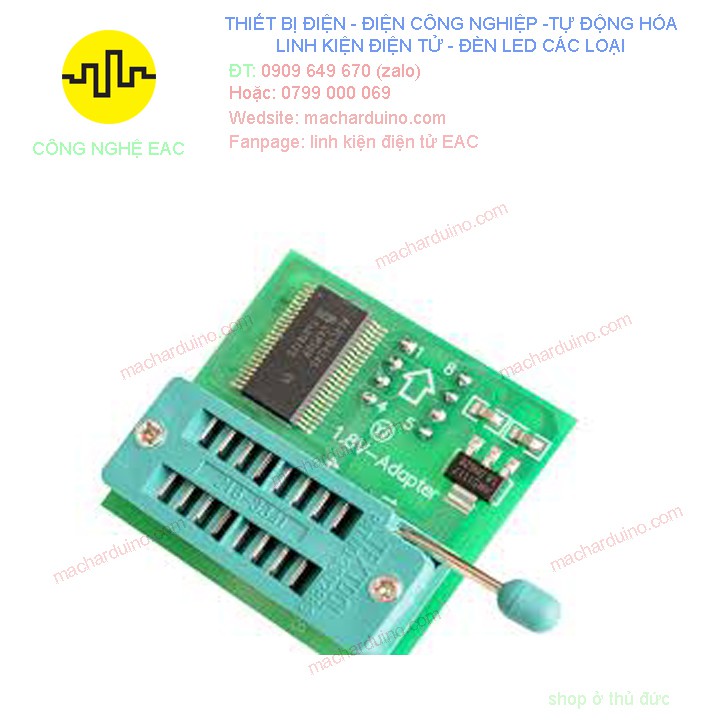 Mạch Nạp Flash SPI 1.8V SOP8 DIP8 W25 MX25 Bộ Chuyển Đổi 1.8V | BigBuy360 - bigbuy360.vn