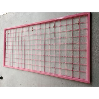 Khung lưới viền trang trí màu hồng 50x100(cm)