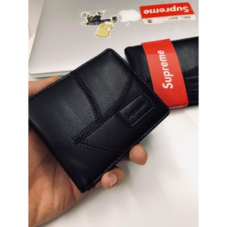 Ví Da Gập Supreme Leather Patchwork Wallet