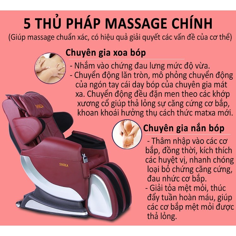 Ghế mát xa Shika SK112