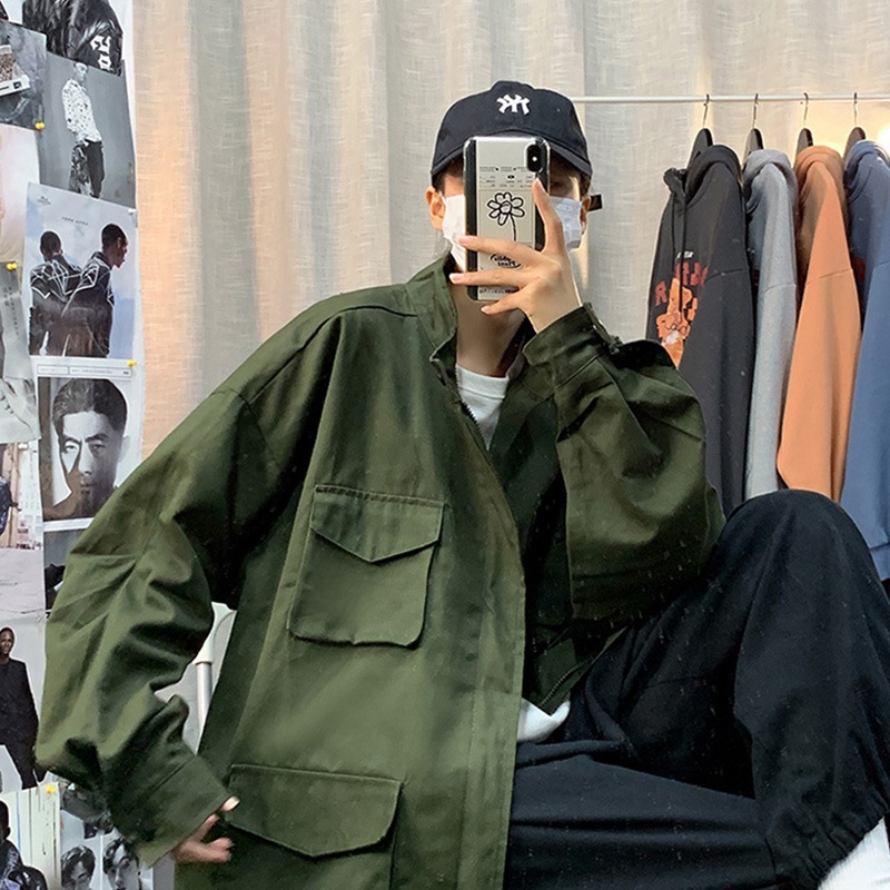 Áo khoác AOKANG nhiều túi phong cách Hàn Quốc dành cho nam