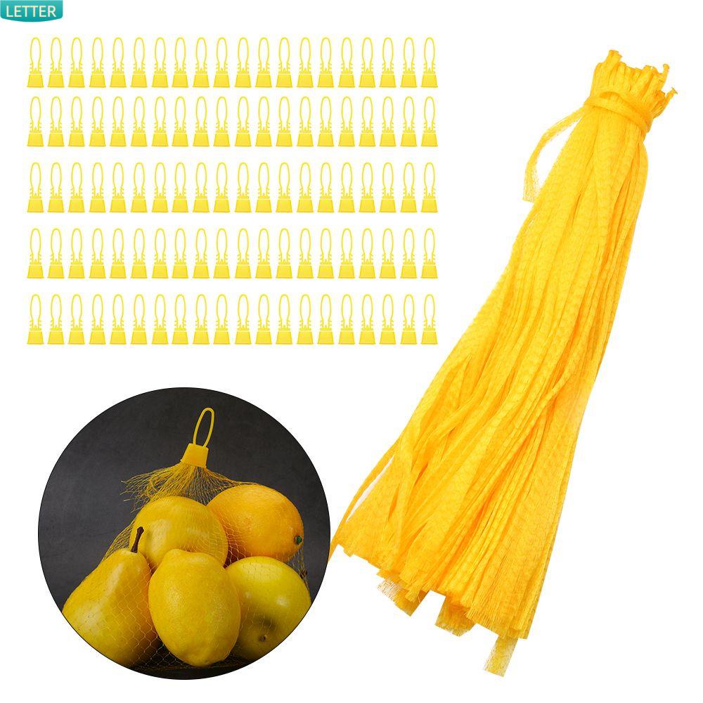 Set 100 Túi Nhựa Đựng Rác Có Khóa Cài Có Thể Tái Sử Dụng