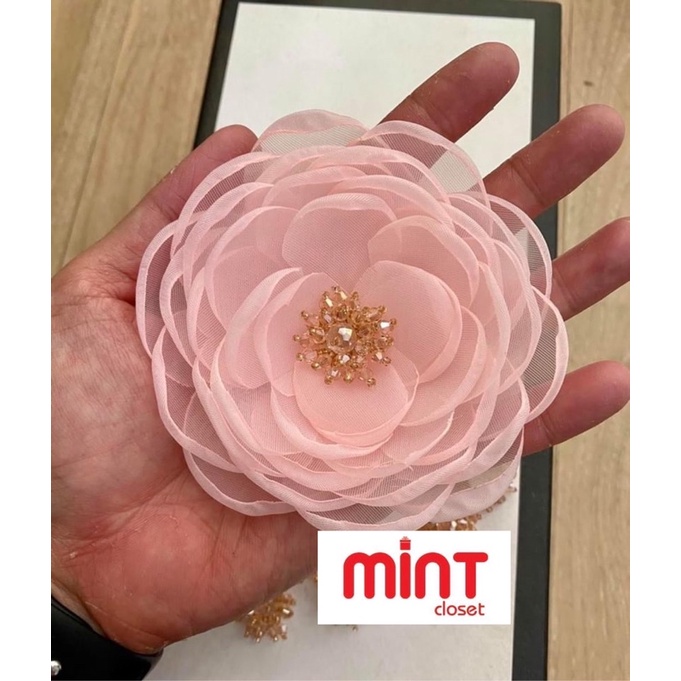 Hoa đường kính 12cm, hoa voan