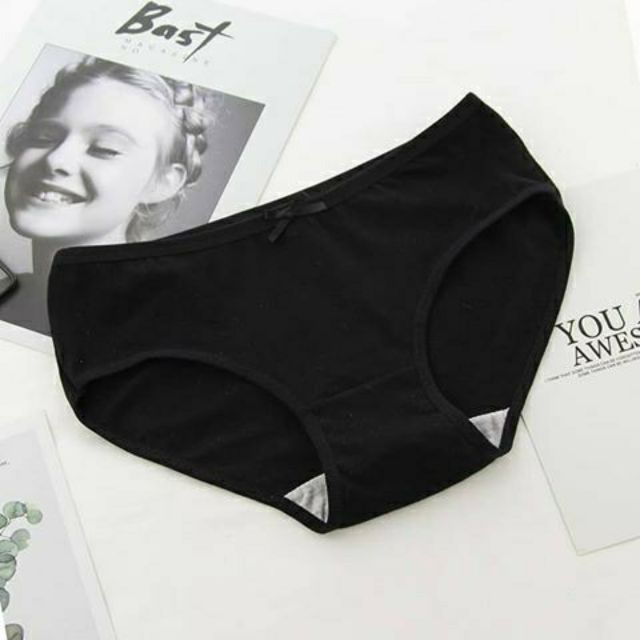 Quần lót nữ cotton trơn nơ thun lạnh dễ thương sexxy gợi cảm