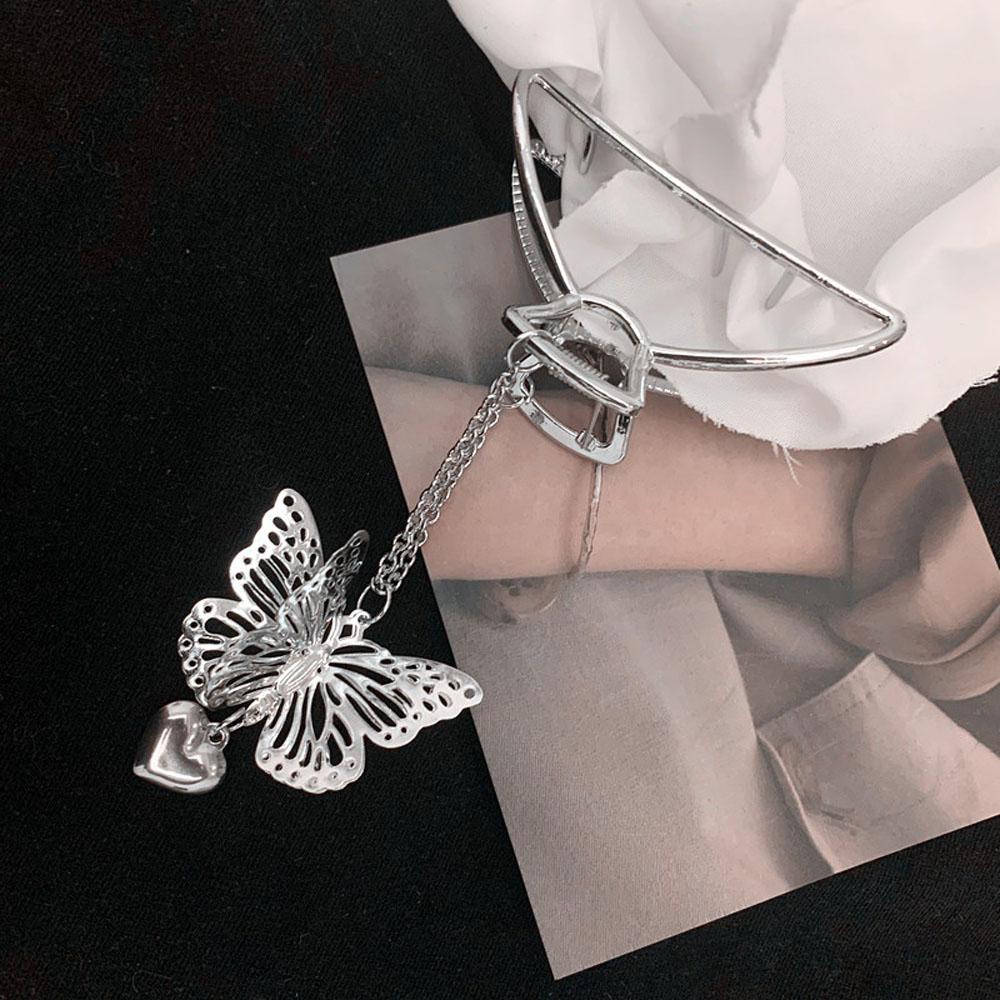 Kẹp Tóc Càng Cua Rỗng Hình Bướm Thời Trang Dự Tiệc Cho Bạn Gái