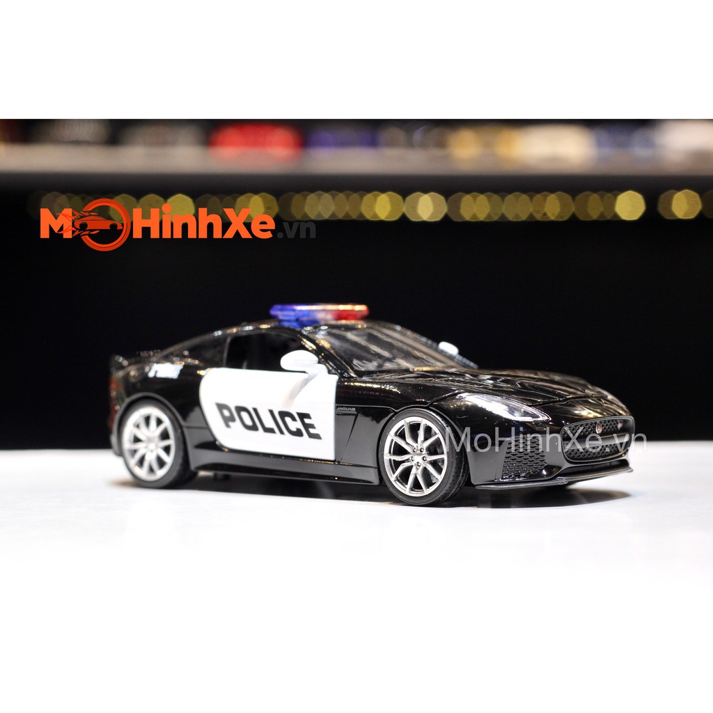 MÔ HÌNH XE JAGUAR F-TYPE SVR POLICE 1:32 UNI-FORTUNE