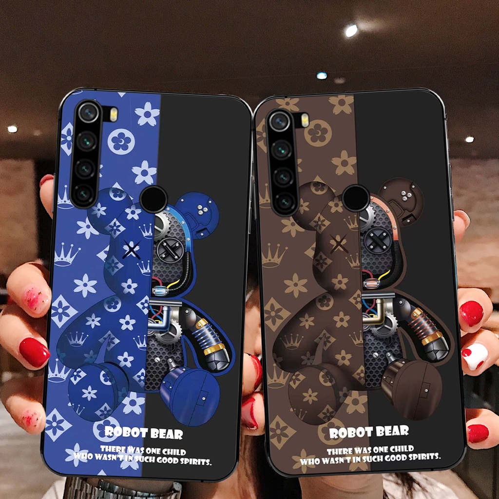 ỐP LƯNG XIAOMI REDMI NOTE 8 MẪU CỰC HOT 2021-IN HÌNH BEARBRICK CHẤT LƯỢNG CAO-GIÁ RẺ