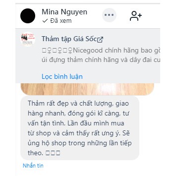 THẢM YOGA Thảm PU cao su non YOGA NICEGOOD chống trơn trượt