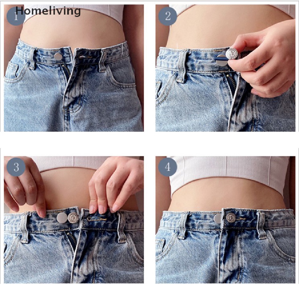 Nút Nới Eo Quần Jean Có Thể Điều Chỉnh Tiện Dụng