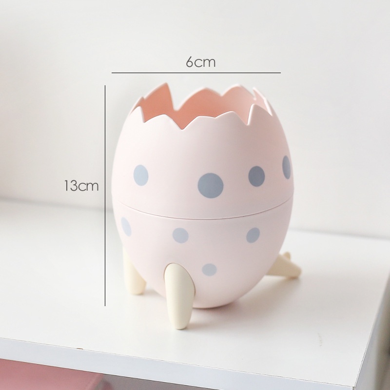 Hộp Đựng Bút Hình Trứng Khủng Long Bằng Nhựa Dễ Thương Sáng Tạo