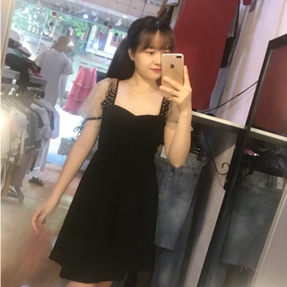 Váy uni đính cườm
