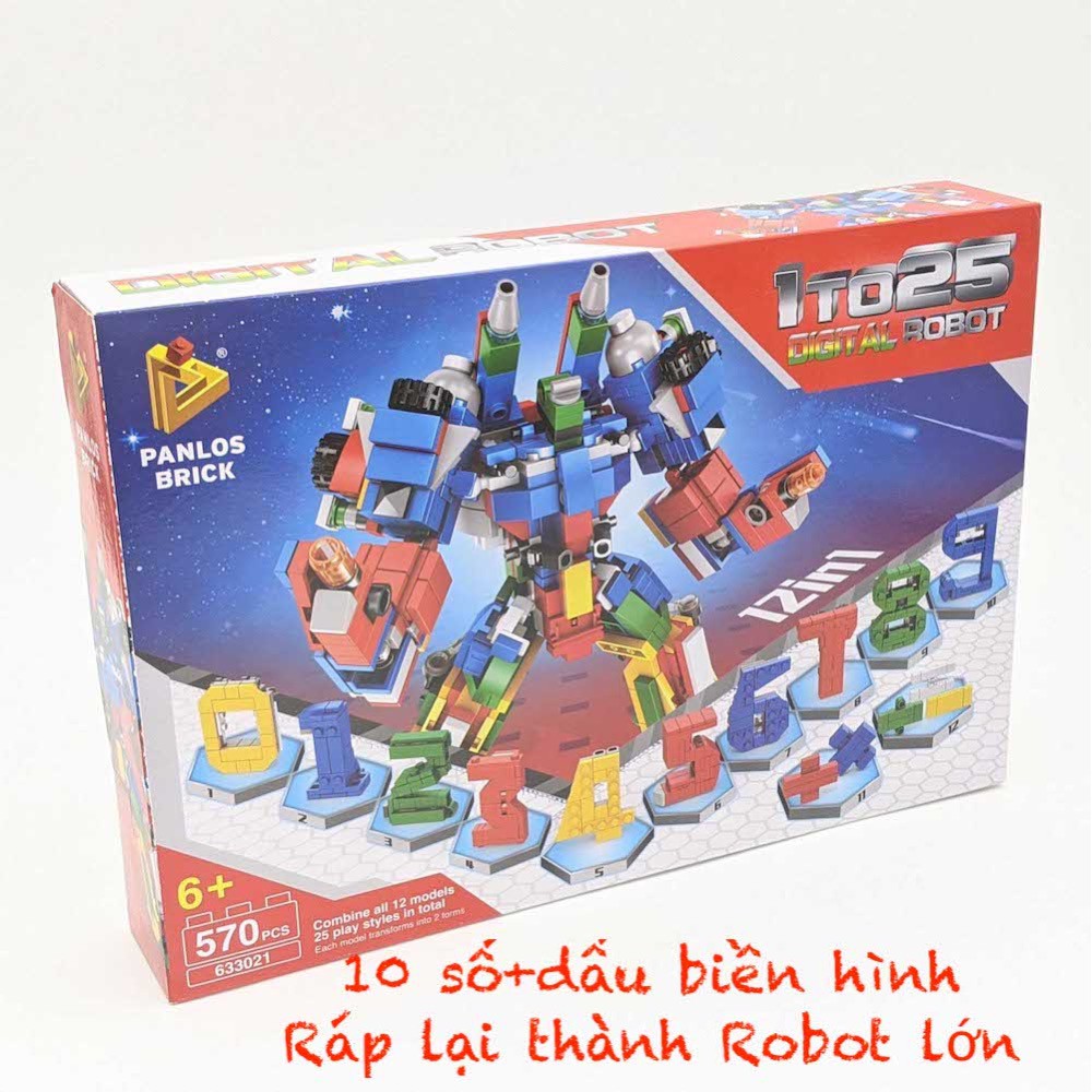 Đồ chơi xếp hình Robot Nhiều Mẫu, An Toàn, Đủ Size