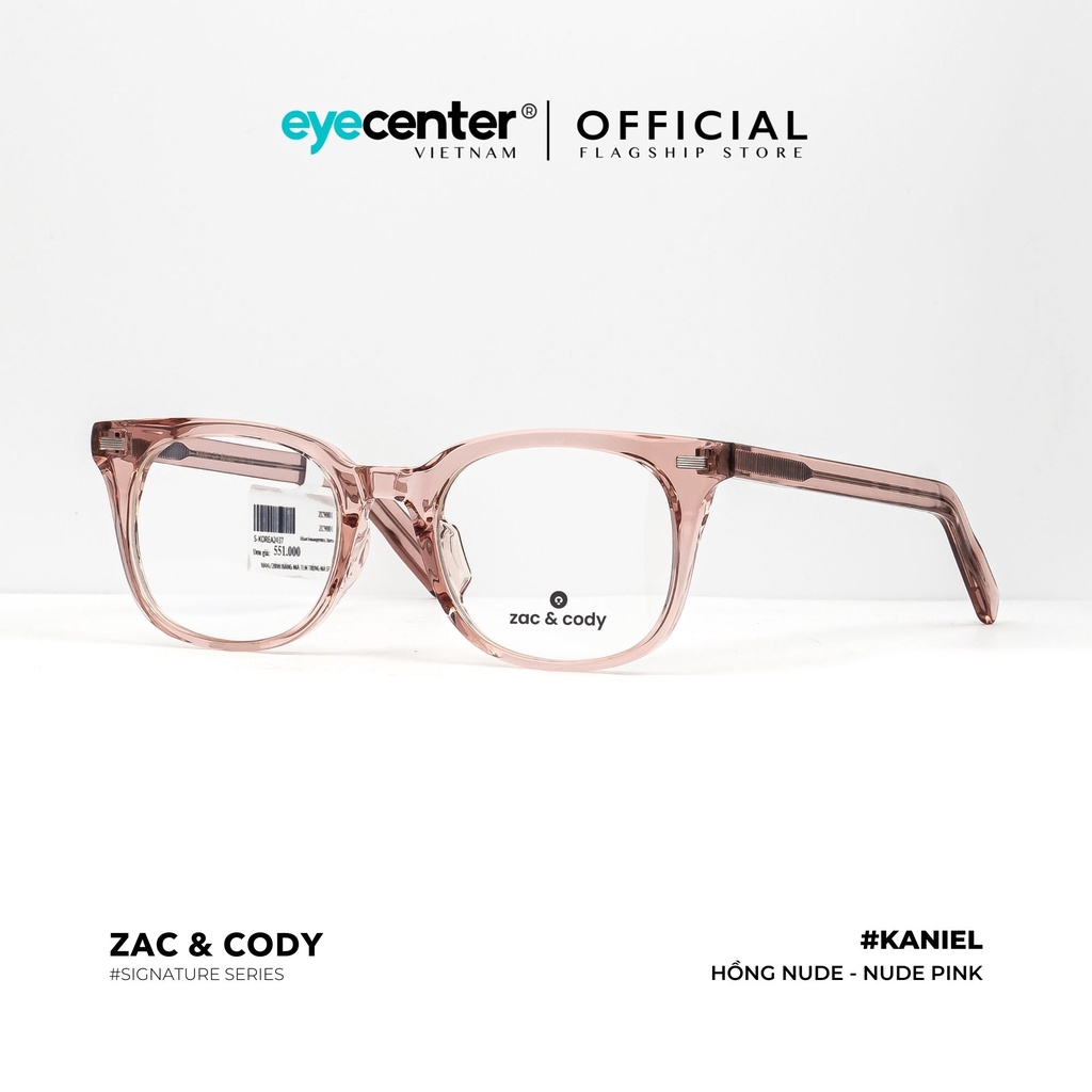 Gọng kính vuông nam nữ A27-S chính hãng Kaniel by Zac &amp; Cody nhập khẩu Eye Center Vietnam
