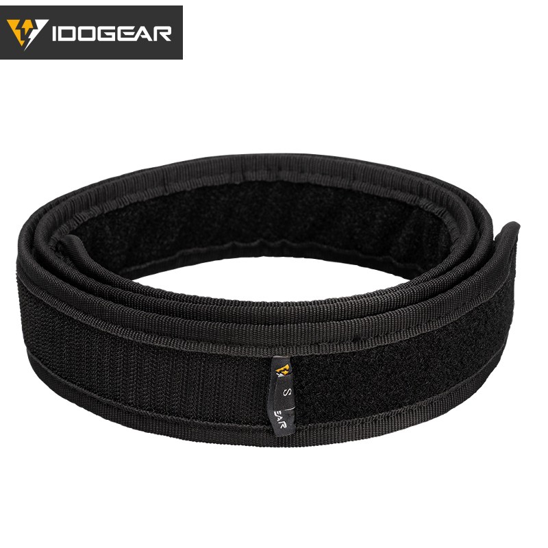 IDOGEAR Tactical Inner Belt Men's Belt 1.7 "Black Nylon Material 3418