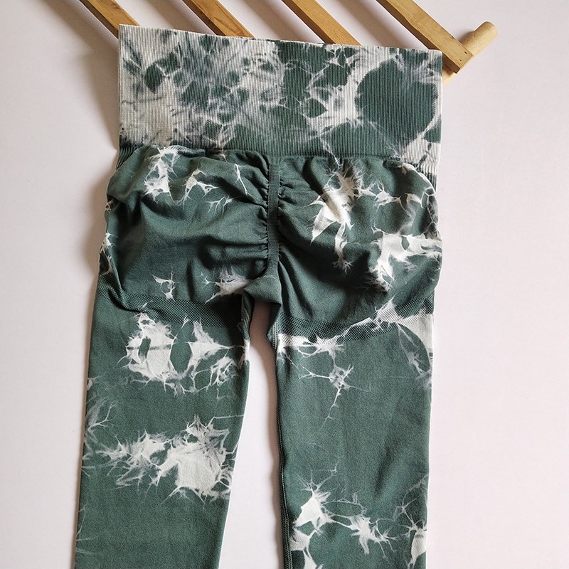 Quần legging BEAUTYTREND nhuộm màu nhanh khô lưng cao có thể dùng khi tập thể thao chạy bộ