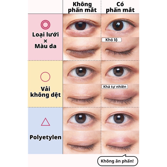 Kích mí lưới kèm keo và dụng cụ chính hãng gồm 3 kích cỡ chuyên dùng cho makeup KELI Xanh Hồng