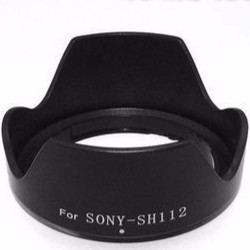 Hood nhựa SH-112 cho máy ảnh Sony SEL 50/1.8, SEL 18-55/3.5-5.6, SEL 35f1.8