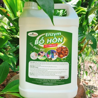 Nước rửa chén Enzym bồ hòn siêu đậm đặc can 5 lít