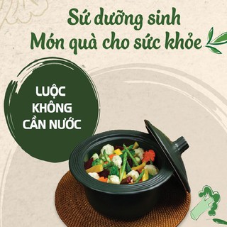 Nồi sứ dưỡng sinh - nồi sứ dưỡng sinh 1L