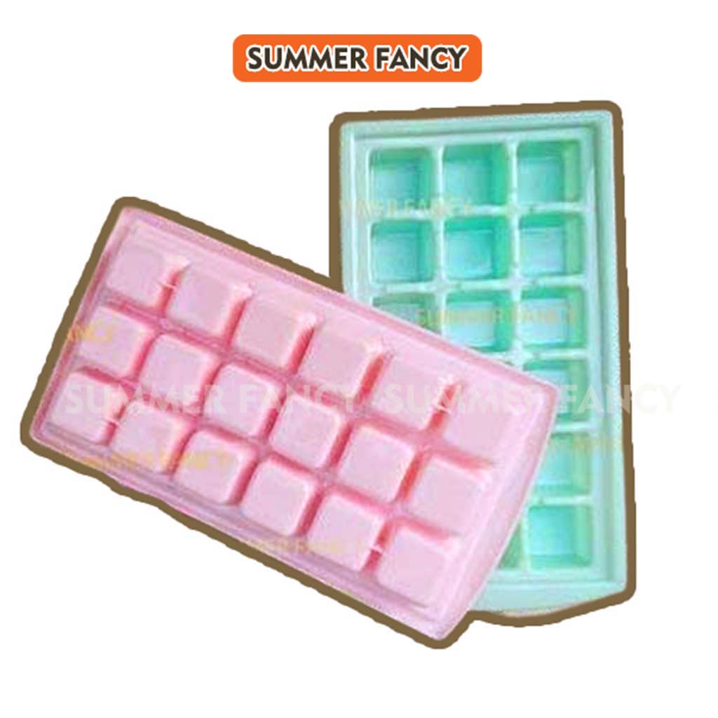 Khuôn vuông, khuôn thạch phô mai, khay đá vuông 18 viên - Ice cube tray SF-HPL22