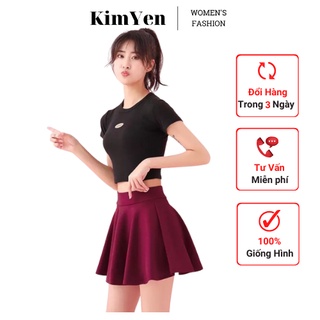 Chân Váy tennis màu trơn Dễ Thương ( 3 màu )