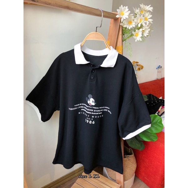 áo polo mickey size L