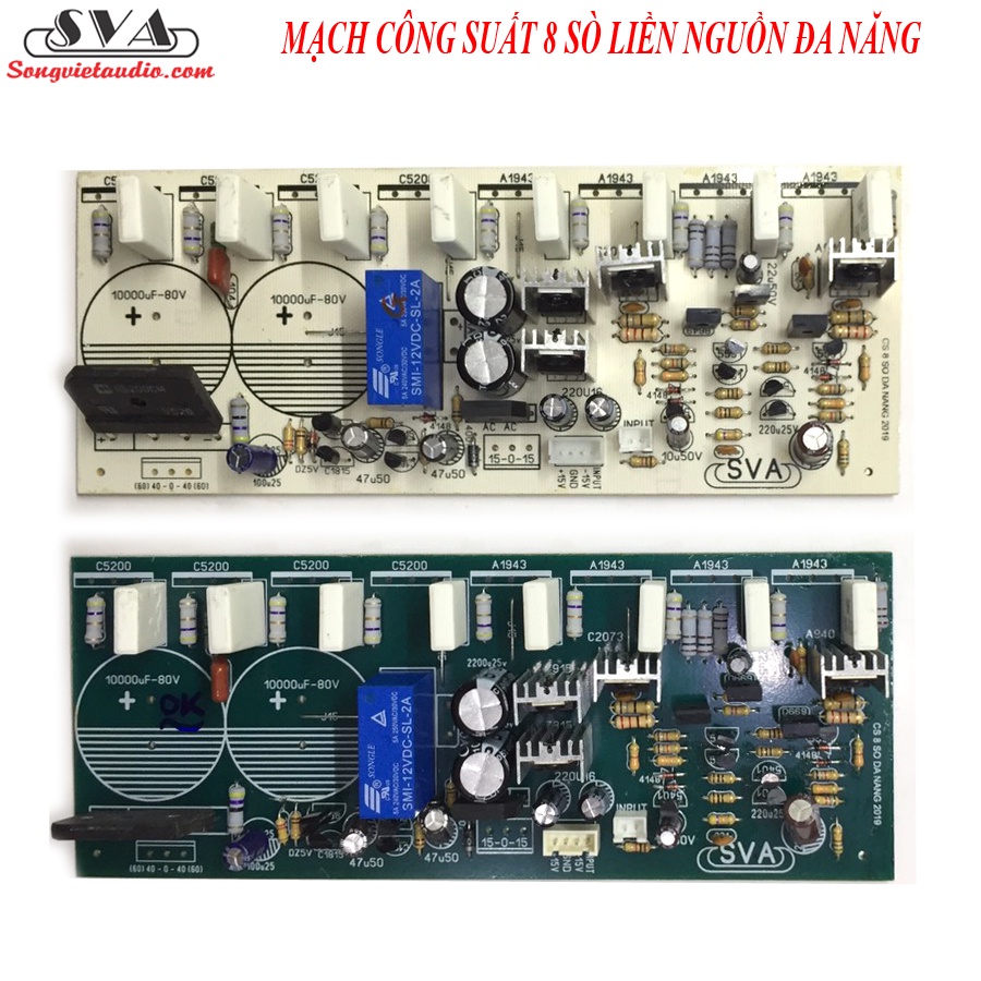MẠCH CÔNG SUẤT 8 SÒ ĐA NĂNG - 1 MẠCH