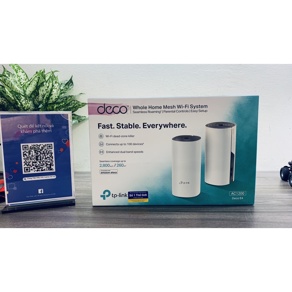 Wi-Fi Mesh Cho Toàn Ngôi Nhà AC1200 TP-Link Deco E4 - HÀNG CHÍNH HÃNG | BigBuy360 - bigbuy360.vn