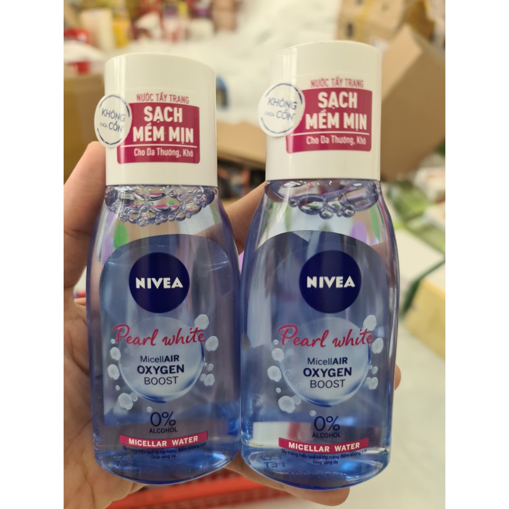 Nước tẩy trang NIVEA không chứa cồn dành cho da thường,khô 125ml