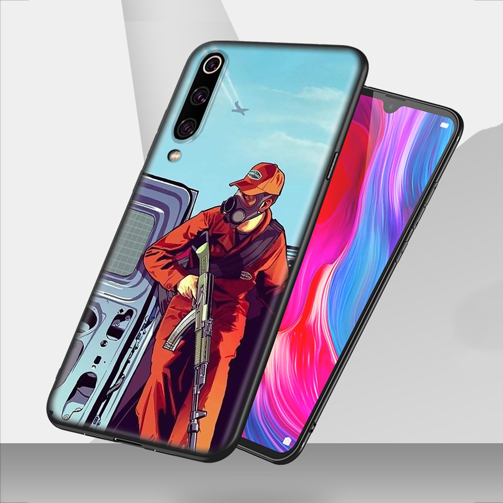 Ốp Lưng Silicone Hình Máy Chơi Game Cho Iphone 11 12 Mini Pro Xr Xs Max H-70 Gta 5