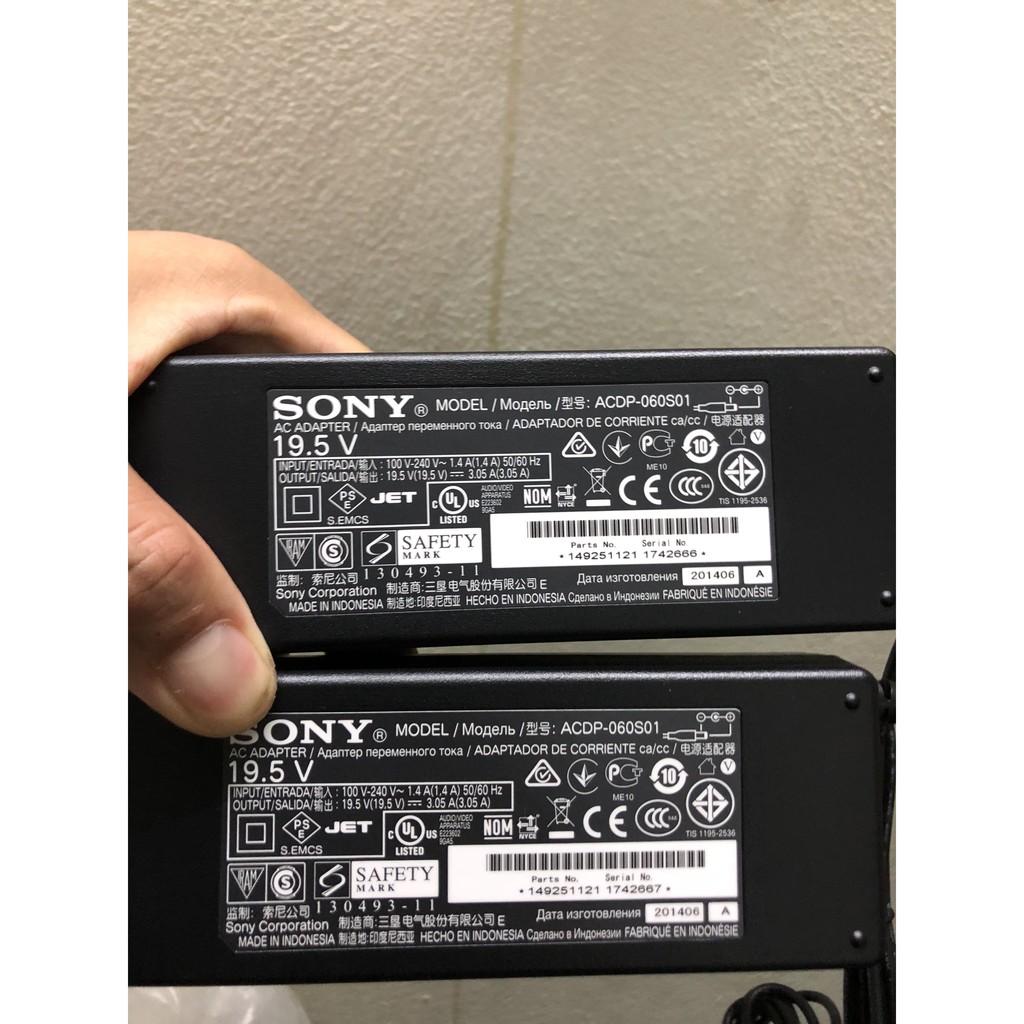  Adaptor Tivi Sony 19,5v 3.05a | WebRaoVat - webraovat.net.vn