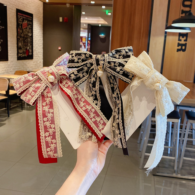 Kẹp tóc nơ xinh xắn dành cho nữ