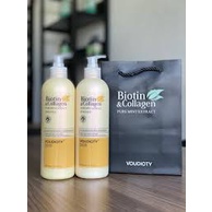 Cặp Dầu Gội Xả VÀNG BIOTIN & COLLAGEN Ngăn Ngừa Rụng Tóc