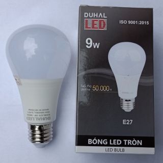 Bóng đèn Led Bulb 9w Duhal, bóng Led tròn đui E27