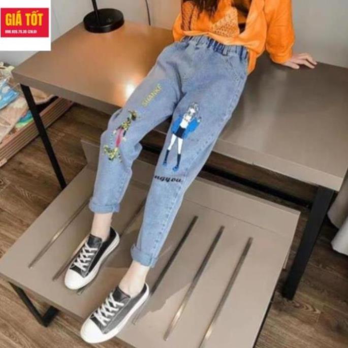 Quần jean size đại cho bé gái 10 tuổi (3-15 tuổi) ✨ Quần bò big size cho bé gái 20kg 25kg 30kg 35kg 40kg